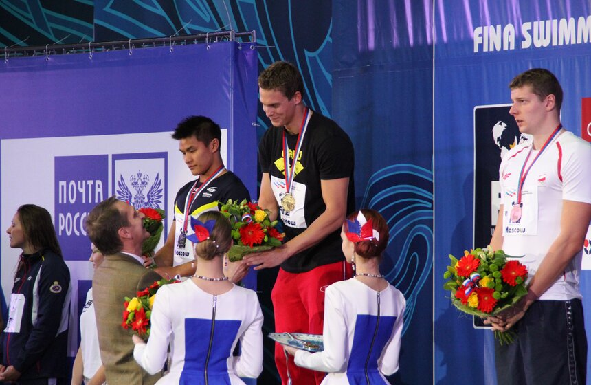 В "Олимпийском" прошел этап Кубка мира FINA по плаванию 12 фото