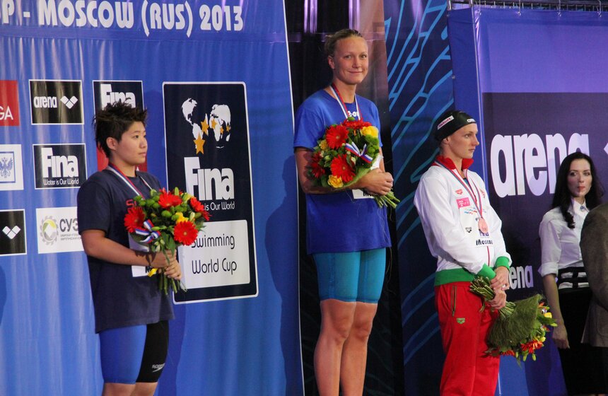 В "Олимпийском" прошел этап Кубка мира FINA по плаванию 19 фото