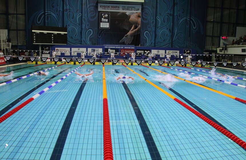 В "Олимпийском" прошел этап Кубка мира FINA по плаванию 2 фото