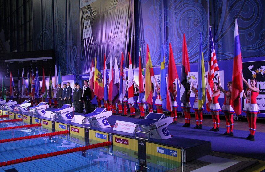 В "Олимпийском" прошел этап Кубка мира FINA по плаванию 5 фото