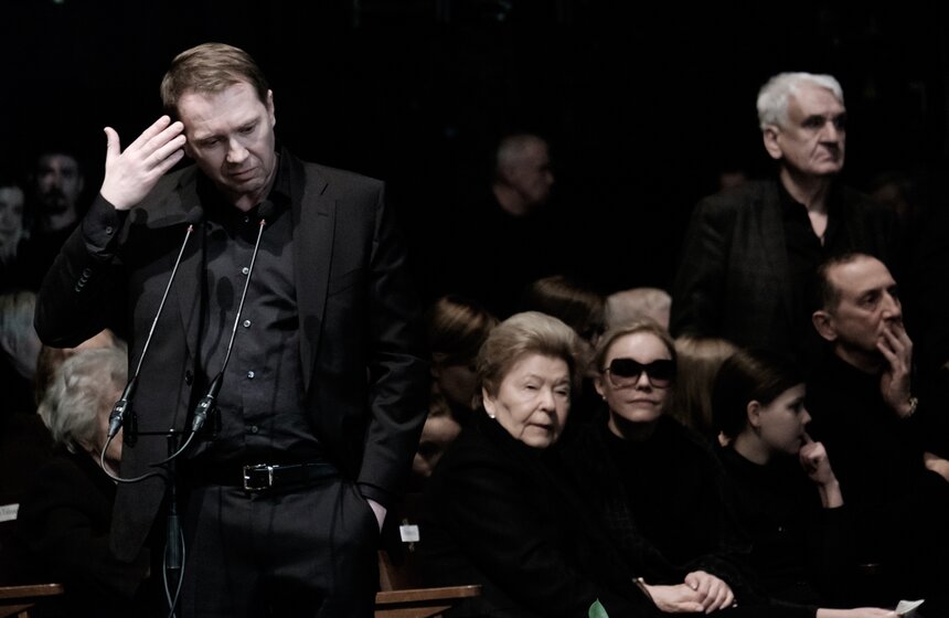 Художественный руководитель Государственного театра наций Евгений Миронов