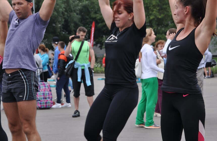 В парке Горького состоялась фитнес-конвенция 9 фото