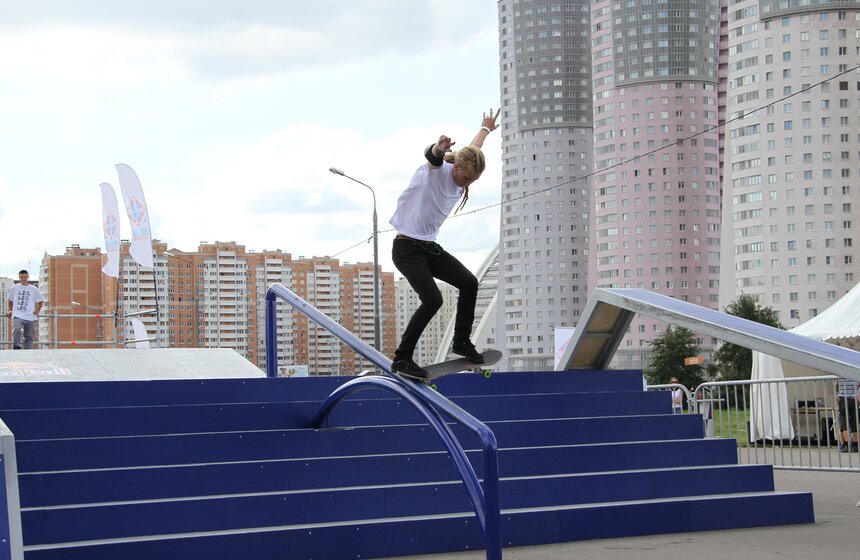 На Ходынском поле провели соревнования по bmx и скейтбордингу 3 фото