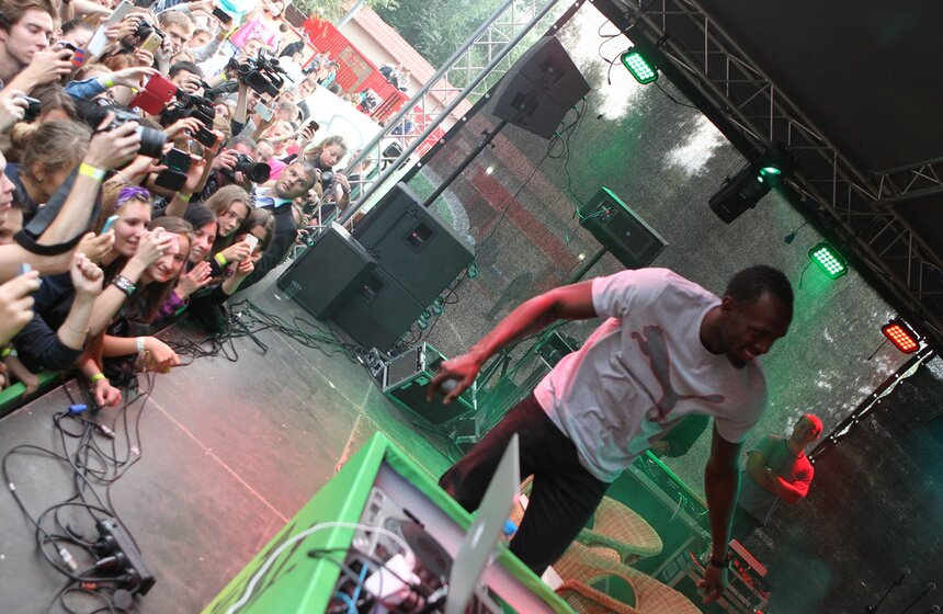 Ямайский спринтер Усэйн Болт приехал в Москву 3 фото