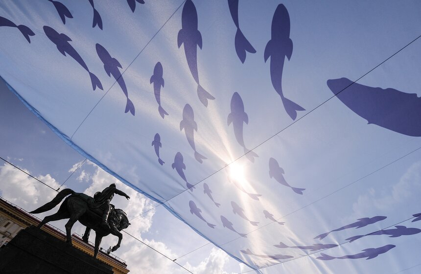 С 17-го по 27 мая в столице идет гастрономический фестиваль "Рыбная неделя". За первые дни его посетили около миллиона человек. Гости успели купить 85 тонн рыбы и морепродуктов со всей страны, в том числе пираний-вегетарианцев, раков, осьминогов и устриц.