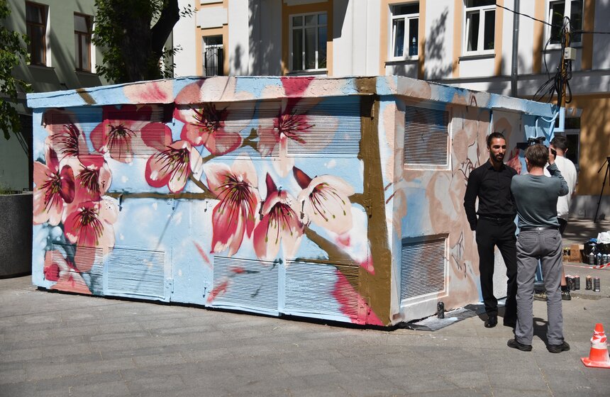 Граффити-оформление трансформаторных подстанций повышает привлекательность не только конкретного строения, но и всего района