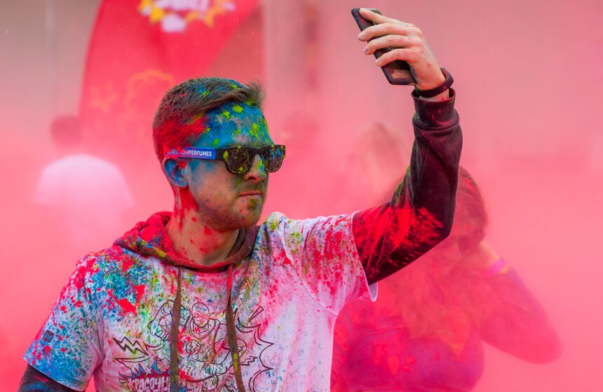 "Красочный забег" – мероприятие "Бегового сообщества"