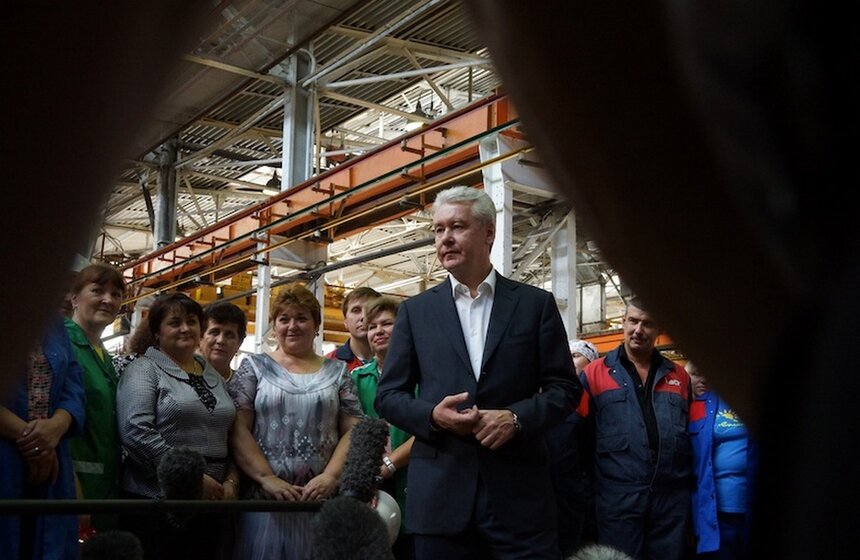 Сергей Собянин посетил Домостроительный комбинат №1 12 фото