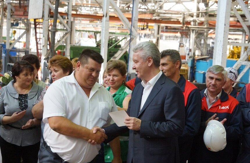 Сергей Собянин посетил Домостроительный комбинат №1 18 фото
