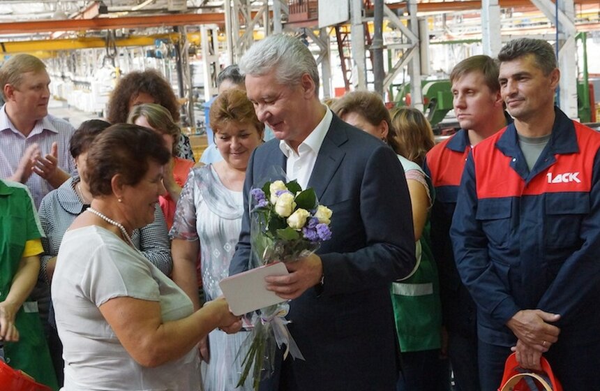 Сергей Собянин посетил Домостроительный комбинат №1 17 фото