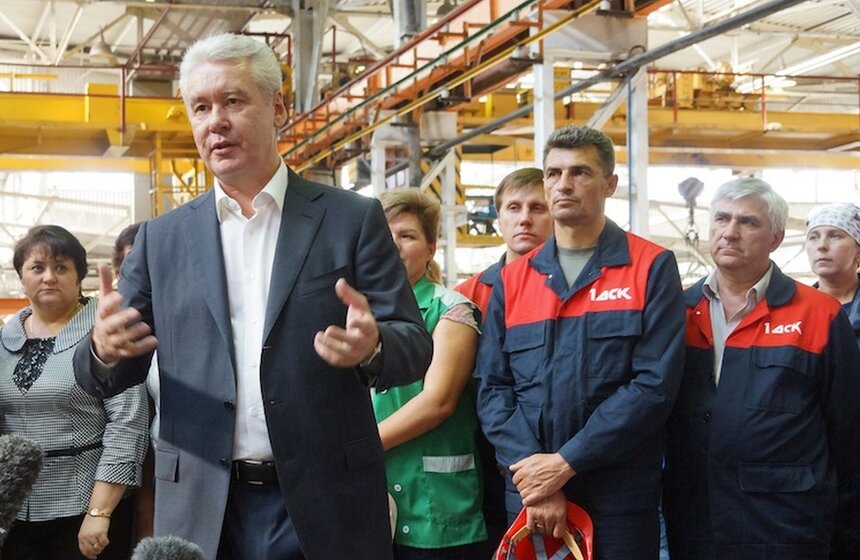 Сергей Собянин посетил Домостроительный комбинат №1 16 фото