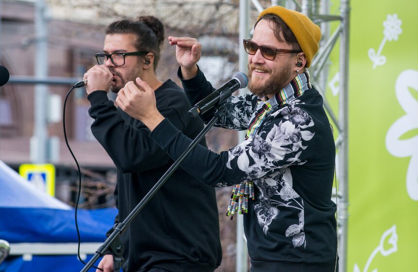 Участники фестиваля "Московская весна A Cappella" в первый день