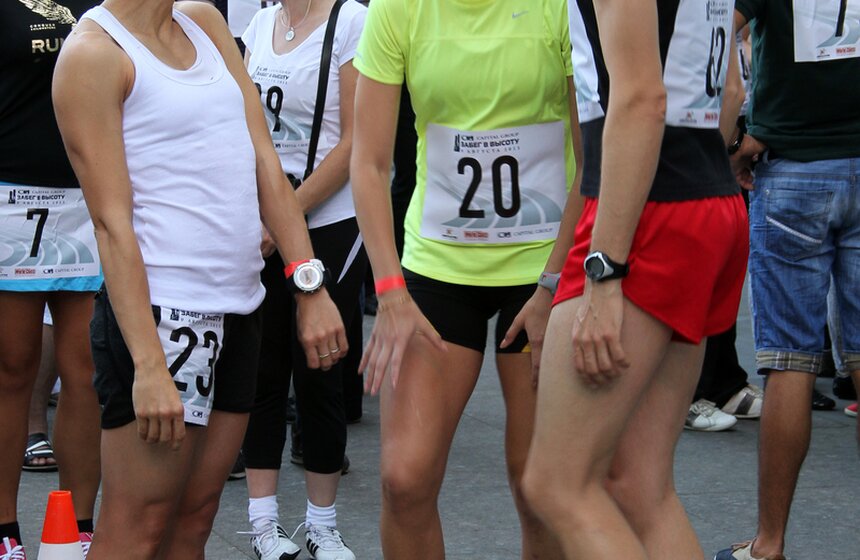 В столице состоялся забег на крышу небоскреба "Город Столиц" 4 фото