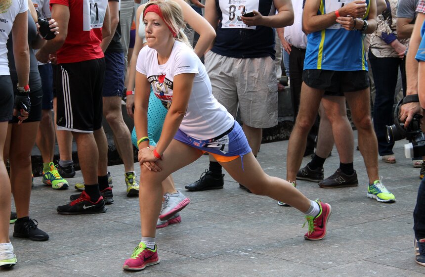 В столице состоялся забег на крышу небоскреба "Город Столиц" 5 фото