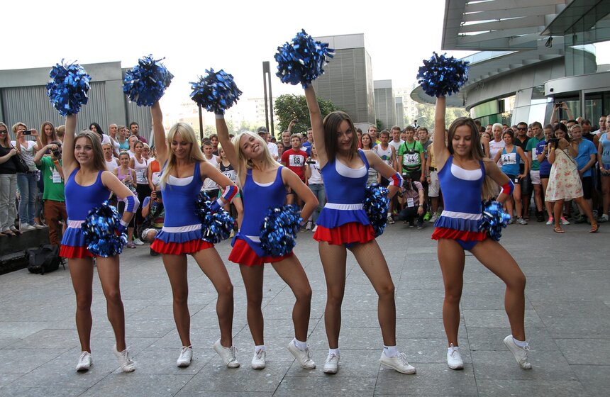 В столице состоялся забег на крышу небоскреба "Город Столиц" 7 фото