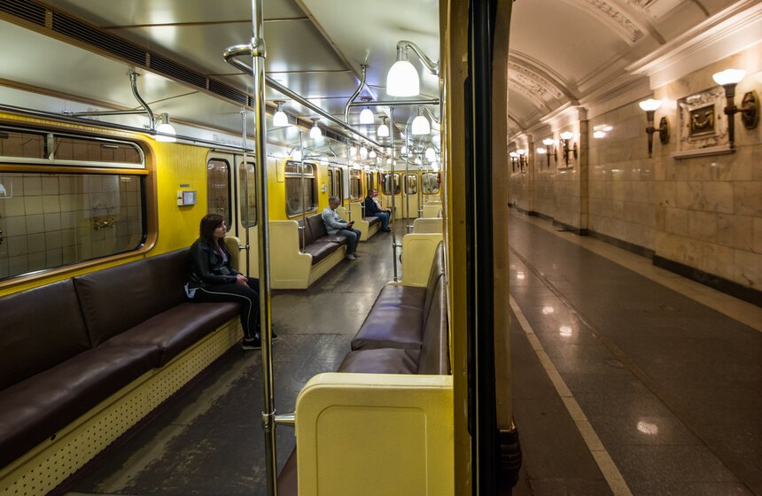 Гости мероприятия увидели поезда самых разных моделей Московского метро.