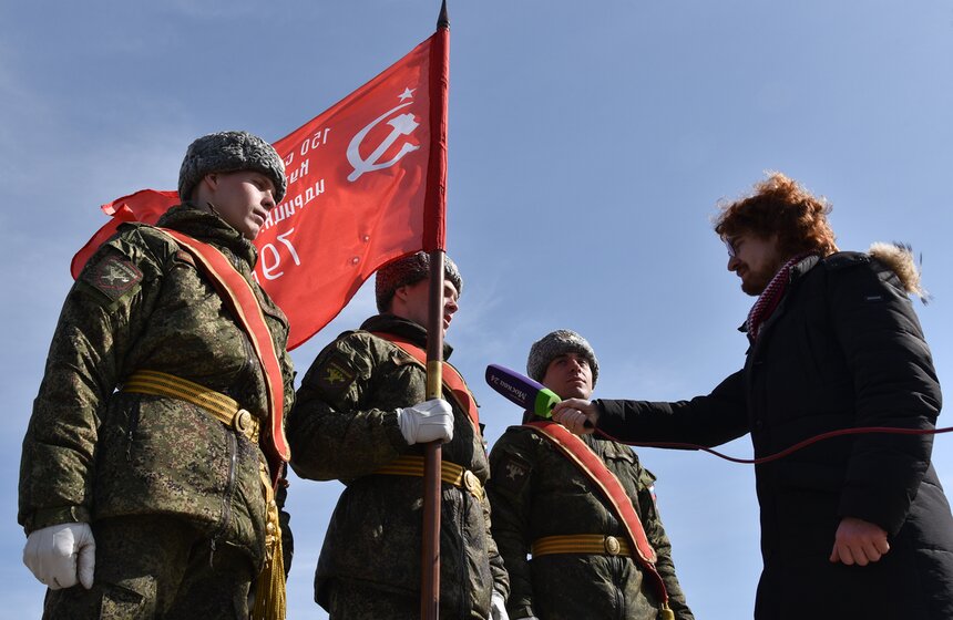 Репетиция парада 9 мая в "Алабине" 20 фото