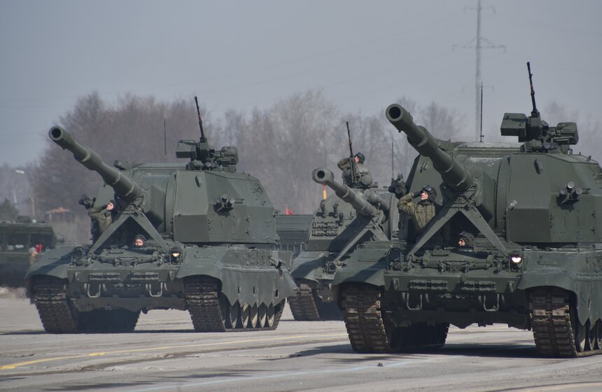 Репетиция парада 9 мая в "Алабине" 15 фото