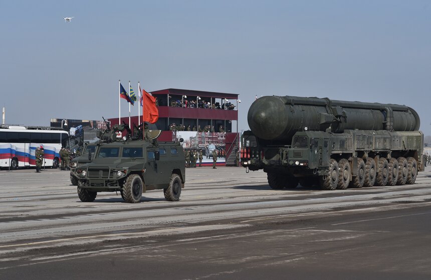 Репетиция парада 9 мая в "Алабине" 19 фото