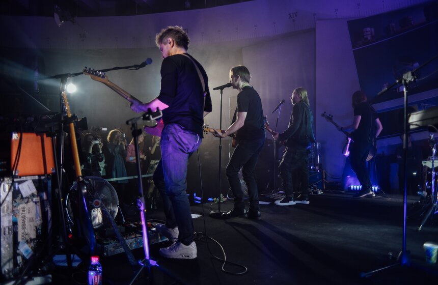 Выступление группы Би-2 в Московском Планетарии 14 фото