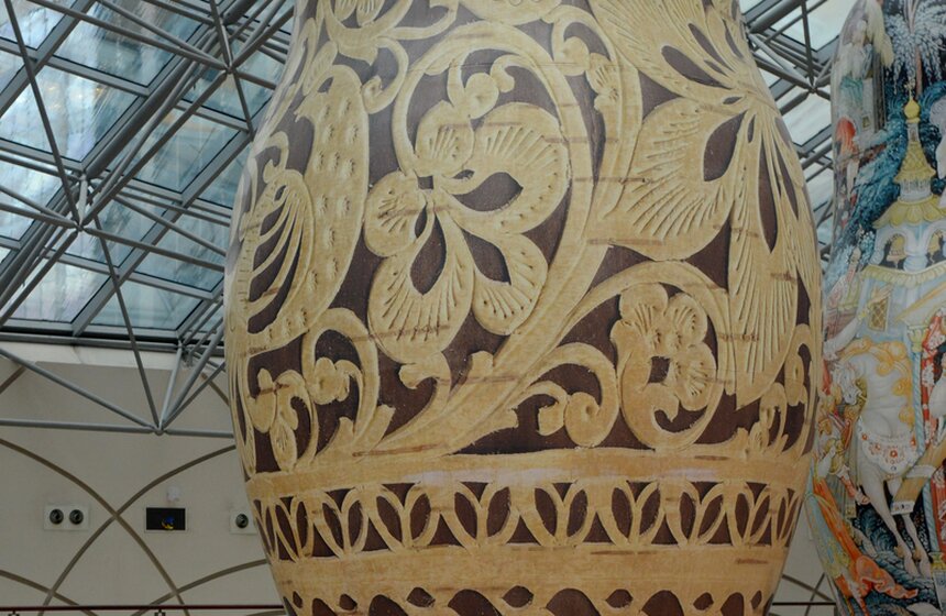 В "Афимолл Сити" проходит выставка гигантских матрешек 4 фото