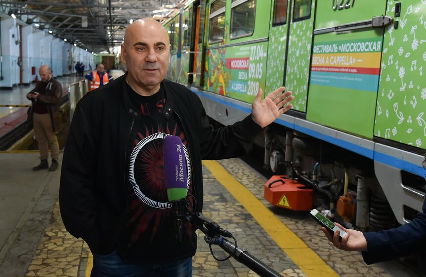 Член жюри конкурса "Московская весна а Cappella" – музыкальный продюсер, организатор музыкальных фестивалей Иосиф Пригожин