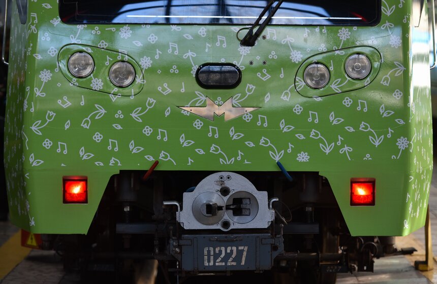 В прошлом году в Московском метрополитене запустили 12 именных составов