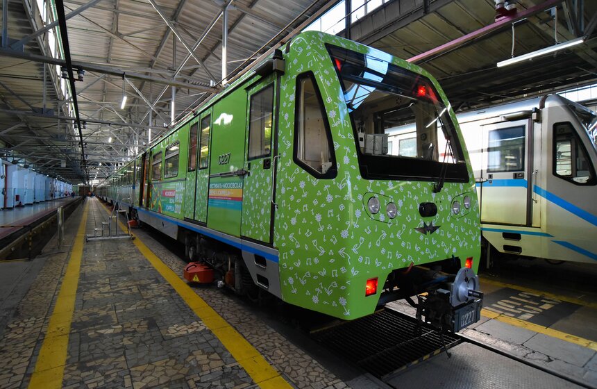 Именные поезда, посвященные тематическим акциям, – традиция Московского метрополитена