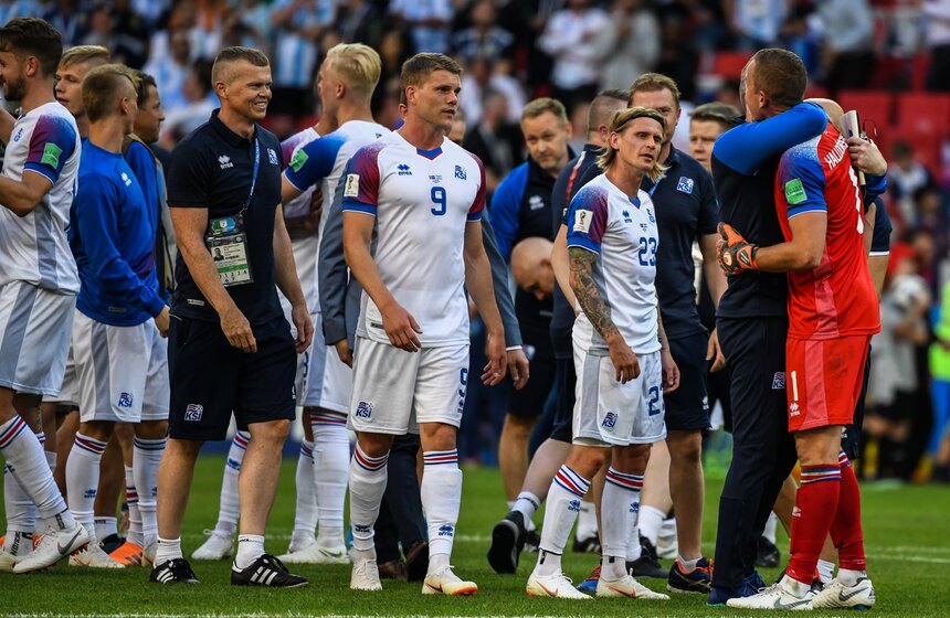 Сборные Исландии и Аргентины встретились на столичном стадионе "Спартак" 16 фото