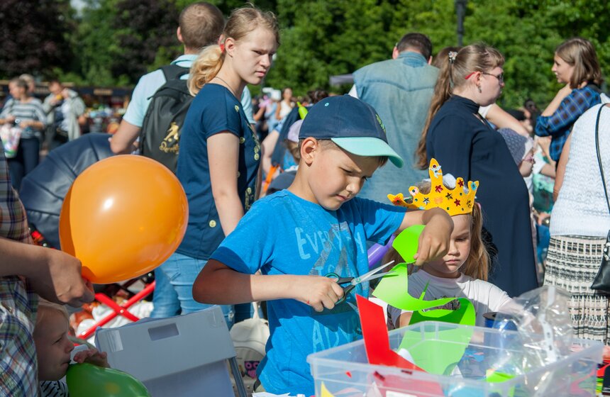 Ребенок любого возраста мог найти занятие по вкусу
