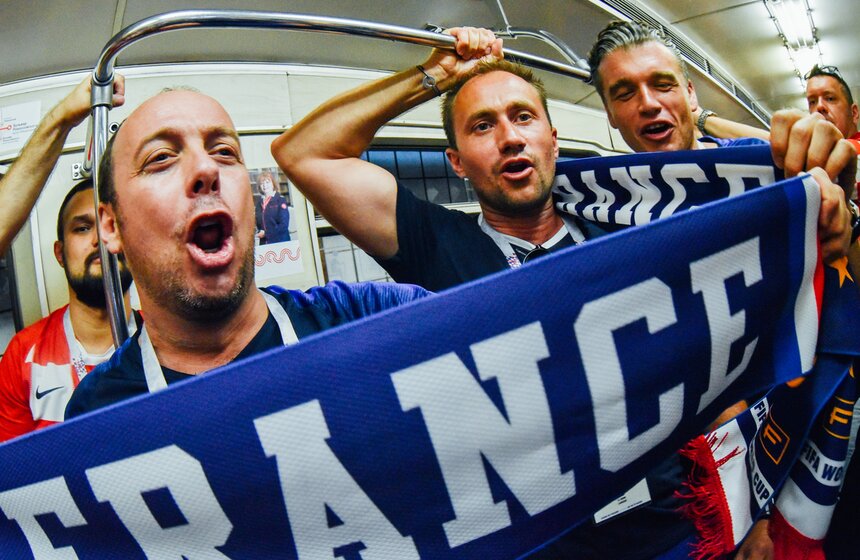 Москва охвачена спортивным духом, в городе царила атмосфера праздника