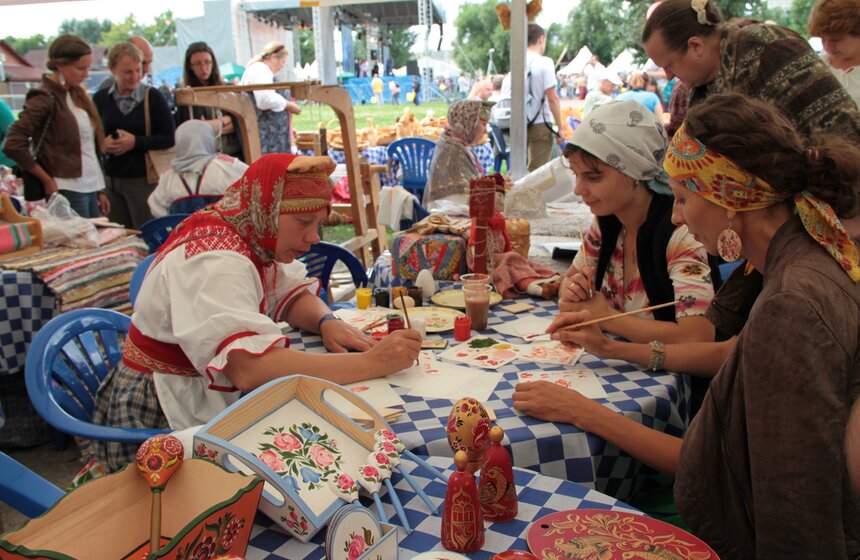 Фестиваль "Русское поле" провели в Коломенском 11 фото