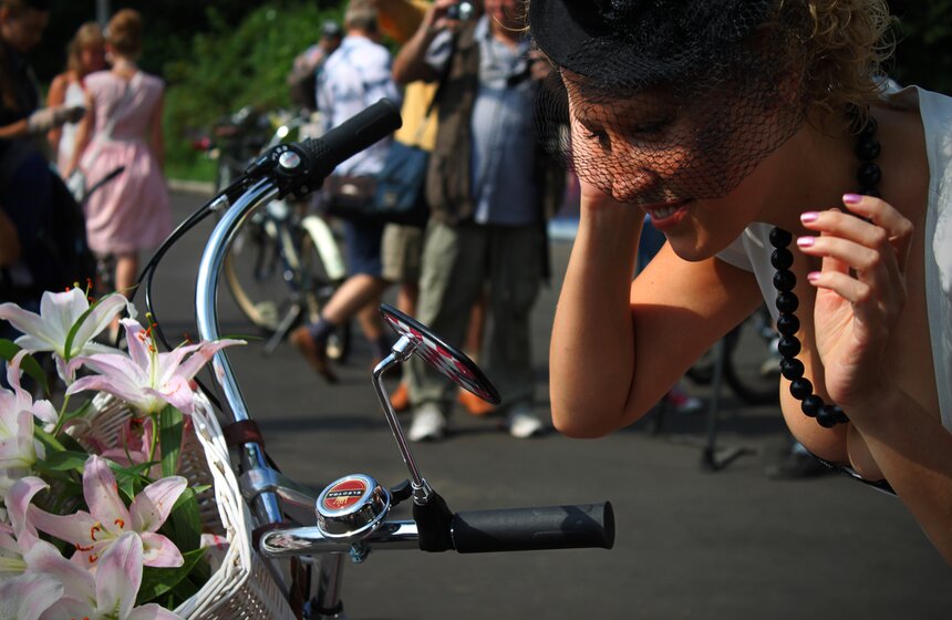 Велопарад "Леди на велосипеде" 11 фото