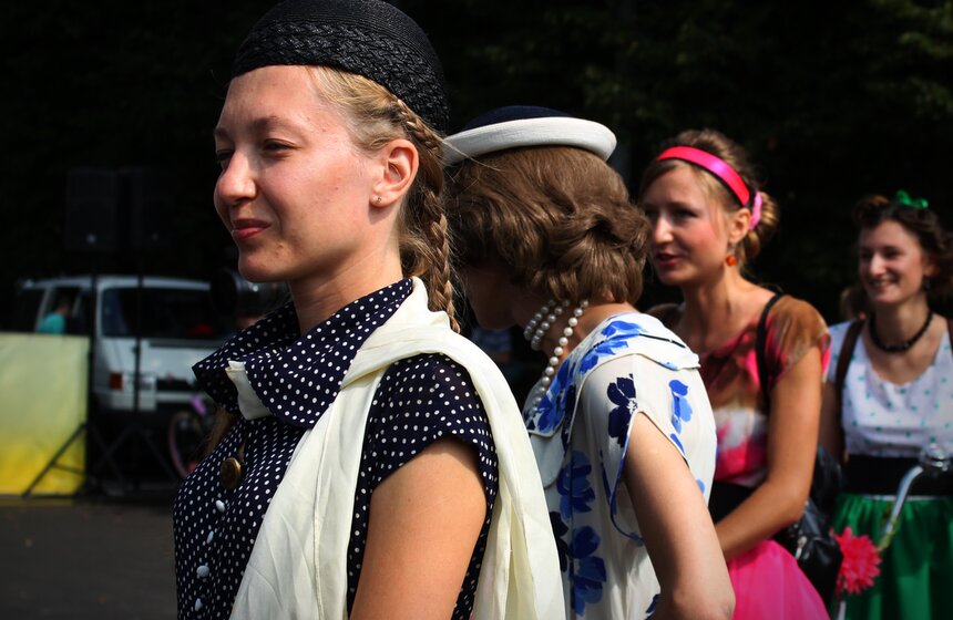 Велопарад "Леди на велосипеде" 8 фото