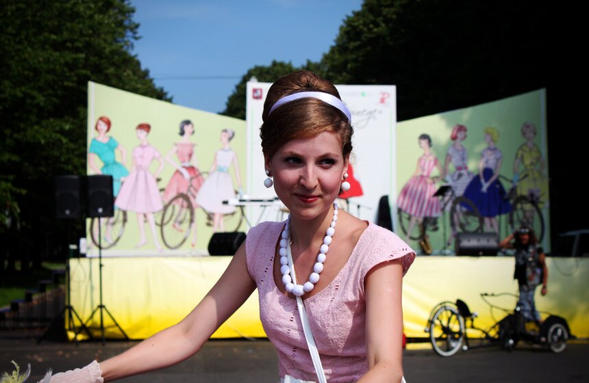 Велопарад "Леди на велосипеде" 5 фото