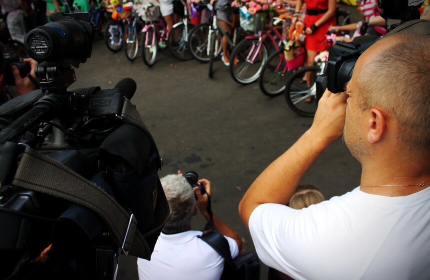 Велопарад "Леди на велосипеде" 28 фото
