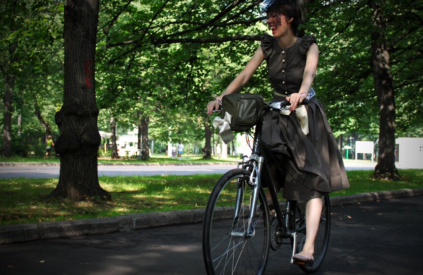 Велопарад "Леди на велосипеде" 18 фото