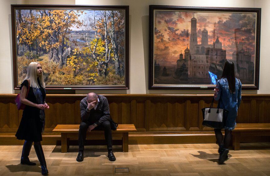 Выставка художника Сергея Андрияки открылась в Москве 9 фото