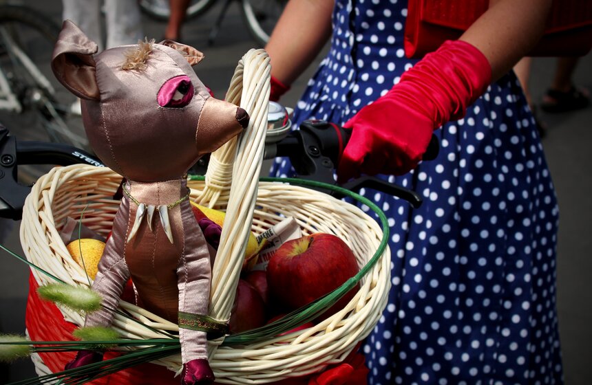 Велопарад "Леди на велосипеде" 50 фото