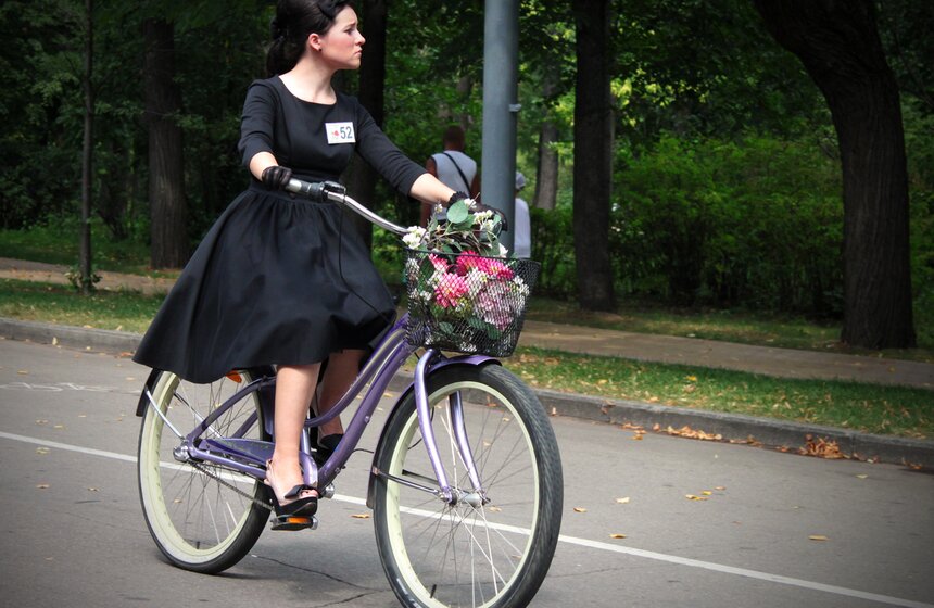 Велопарад "Леди на велосипеде" 44 фото