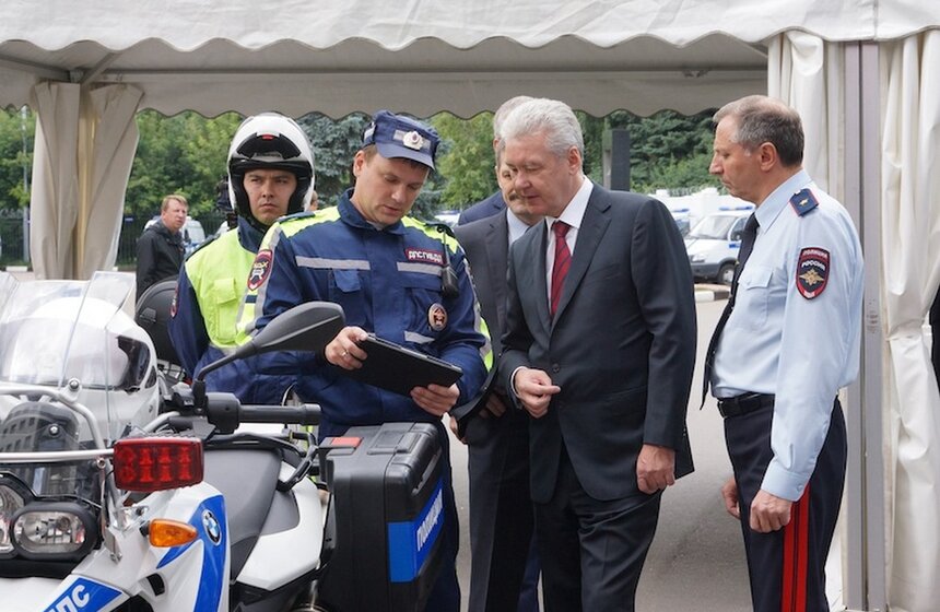 Сергей Собянин побывал в ситуационном центре ГУ МВД по Москве 7 фото