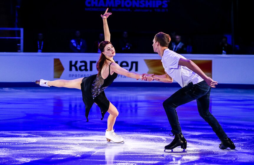 Екатерина Боброва и Дмитрий Соловьев, Россия. Танцы на льду. 2 место. Показательные выступления