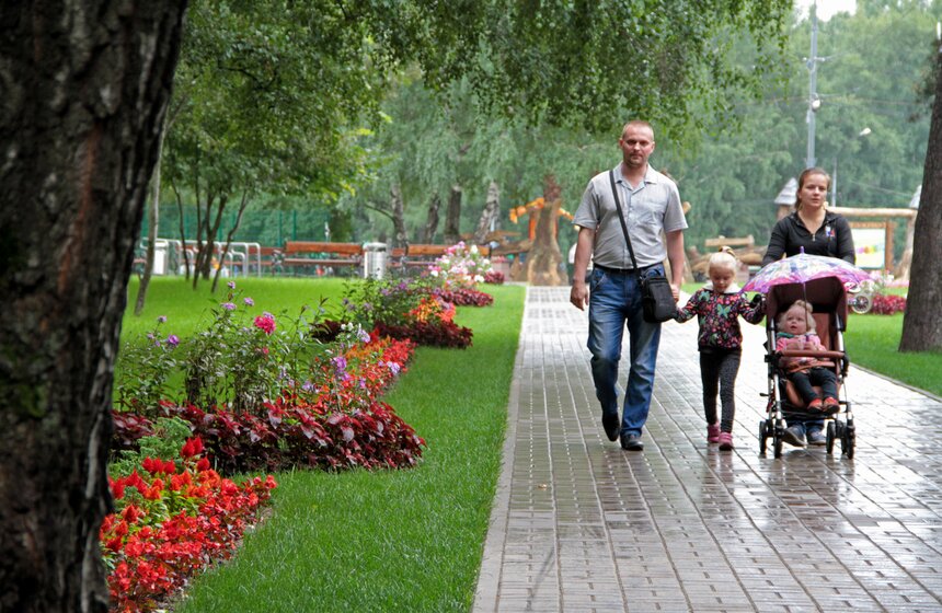 В парке "Кузьминки" проходит фестиваль цветников 9 фото