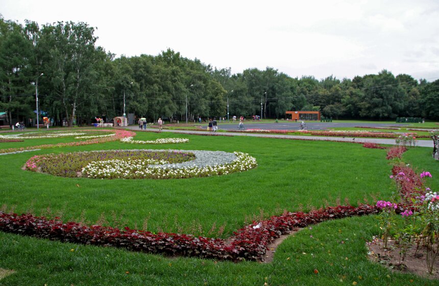 В парке "Кузьминки" проходит фестиваль цветников 13 фото