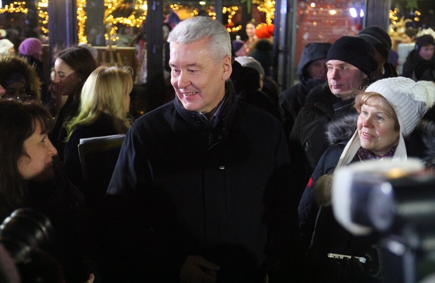 Площадку у станции метро "Новые Черемушки" открыл Сергей Собянин.