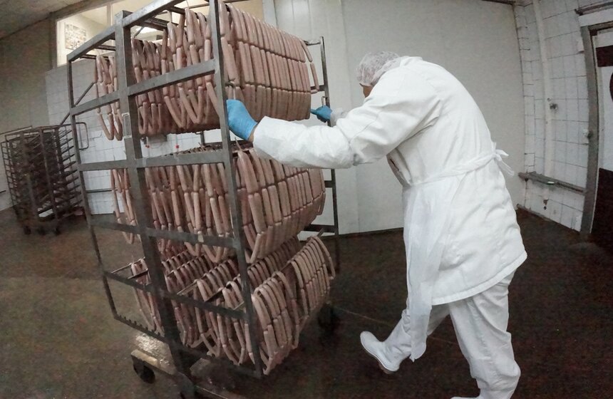 Сергей Собянин посетил колбасный завод 8 фото