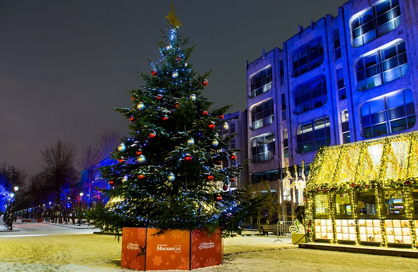 Новогодняя иллюминация в Москве 4 фото