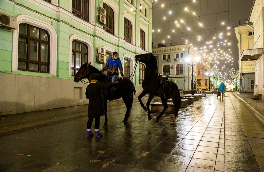 Новогодняя иллюминация в Москве 8 фото