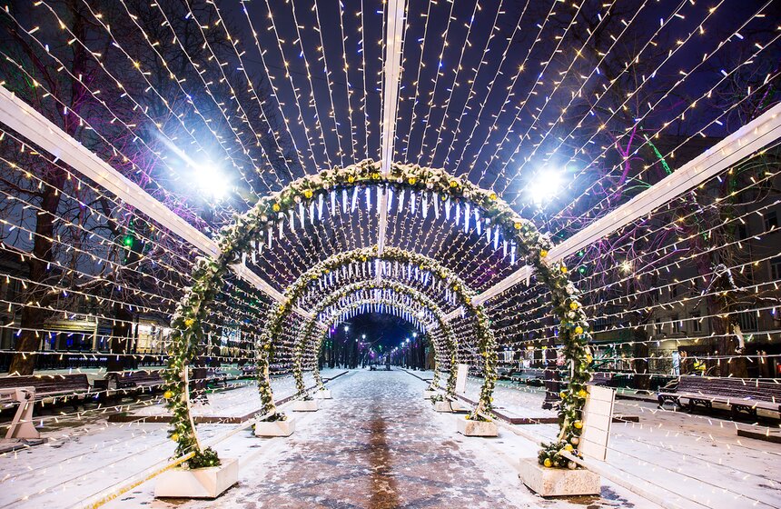 Новогодняя иллюминация в Москве 2 фото