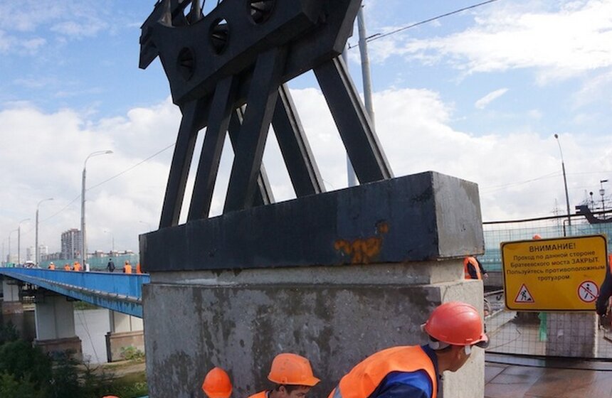 Реконструкция Братеевского моста закончится в октябре 6 фото